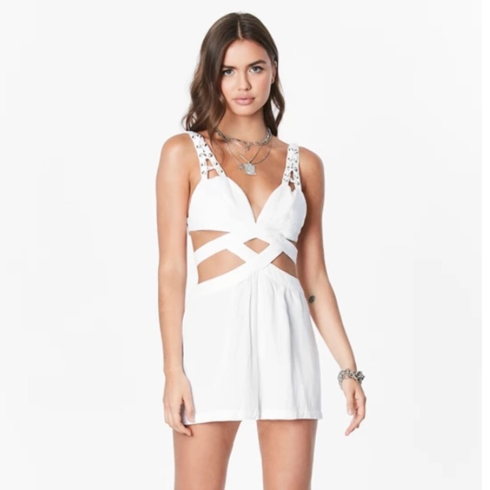 LF White Romper